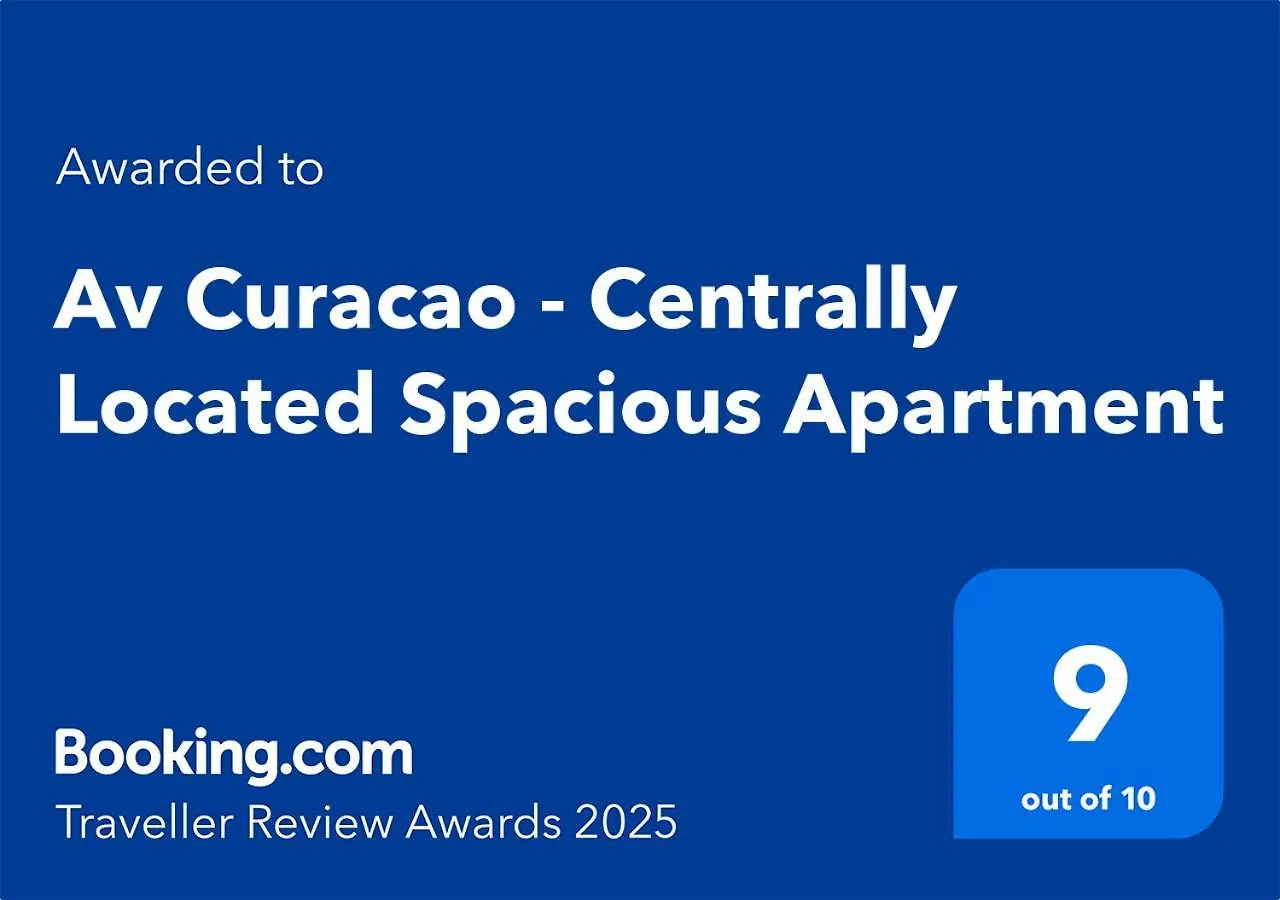 Av Curacao - Centrally Located Spacious Apartment 威廉斯塔德 0*,  库拉索